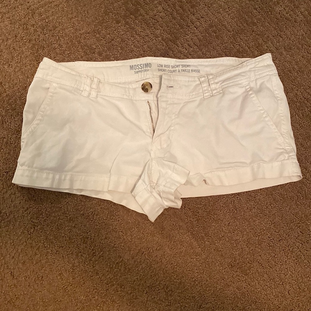 White low rise short short